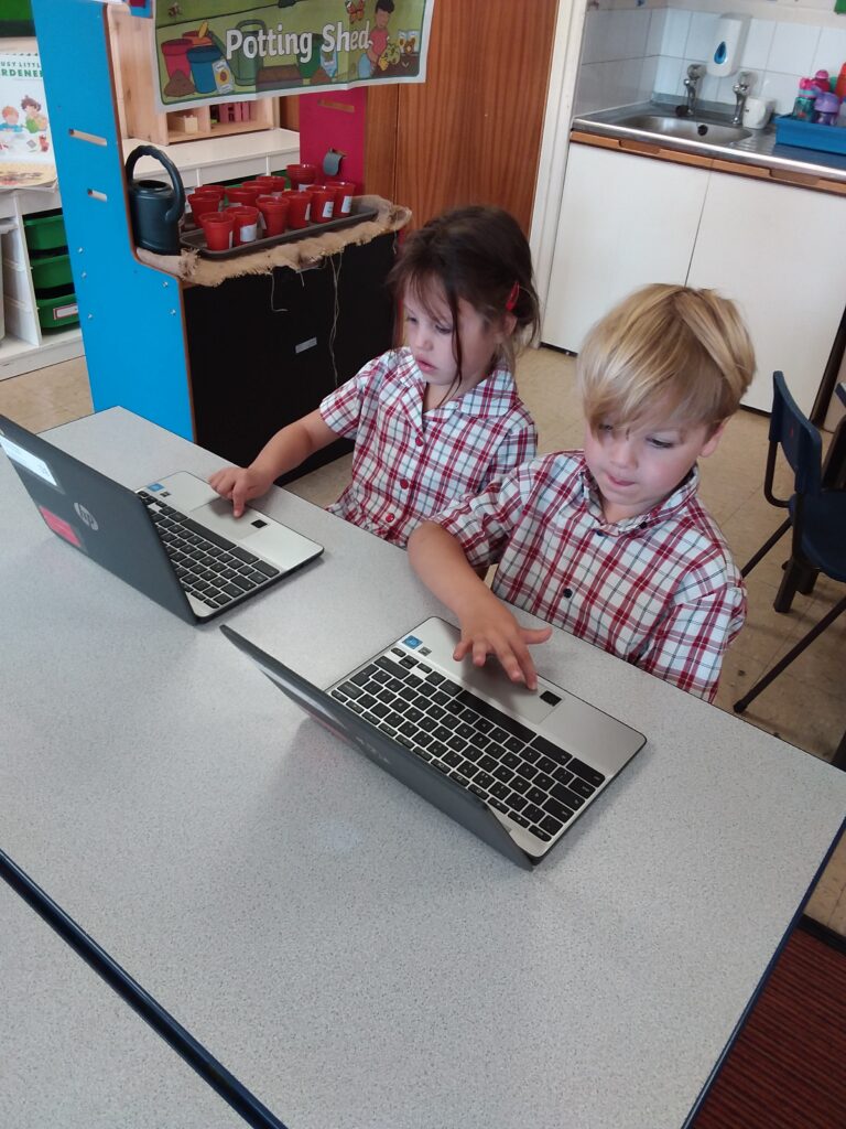 The chrome books were a huge hit!, Copthill School