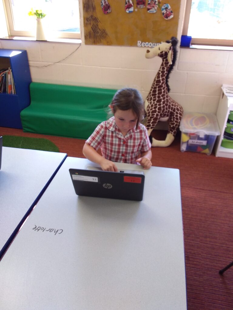 The chrome books were a huge hit!, Copthill School