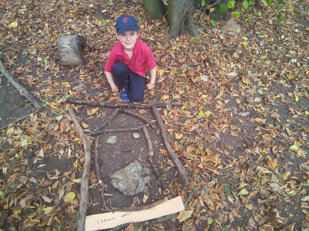 Pirate portraits and port holes, Copthill School