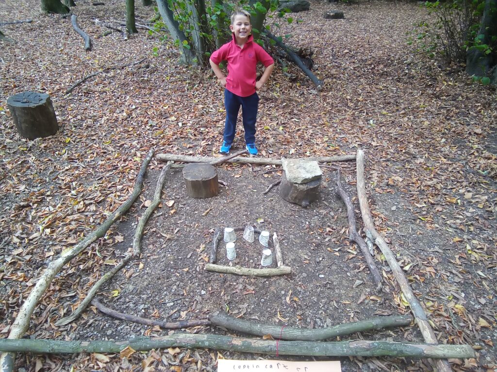 Pirate portraits and port holes, Copthill School