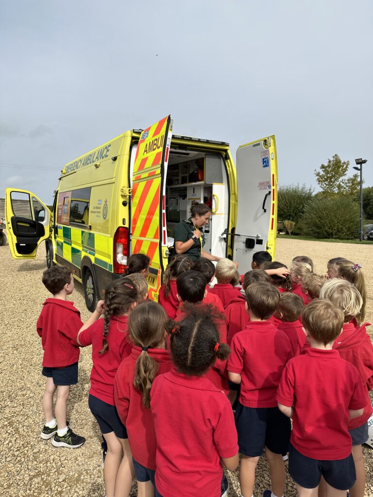 When the ambulance visits Copthill!, Copthill School