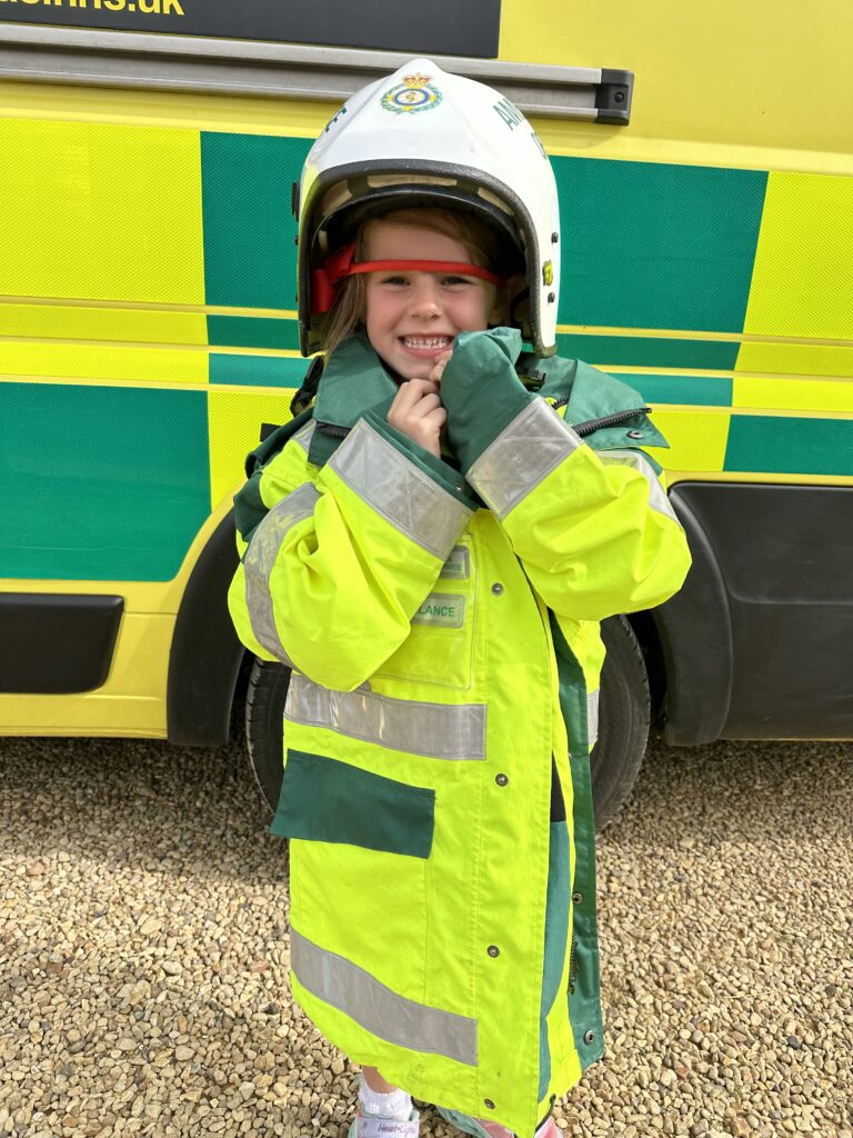 When the ambulance visits Copthill!, Copthill School