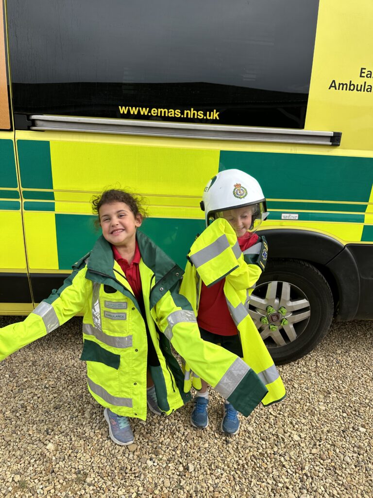 When the ambulance visits Copthill!, Copthill School