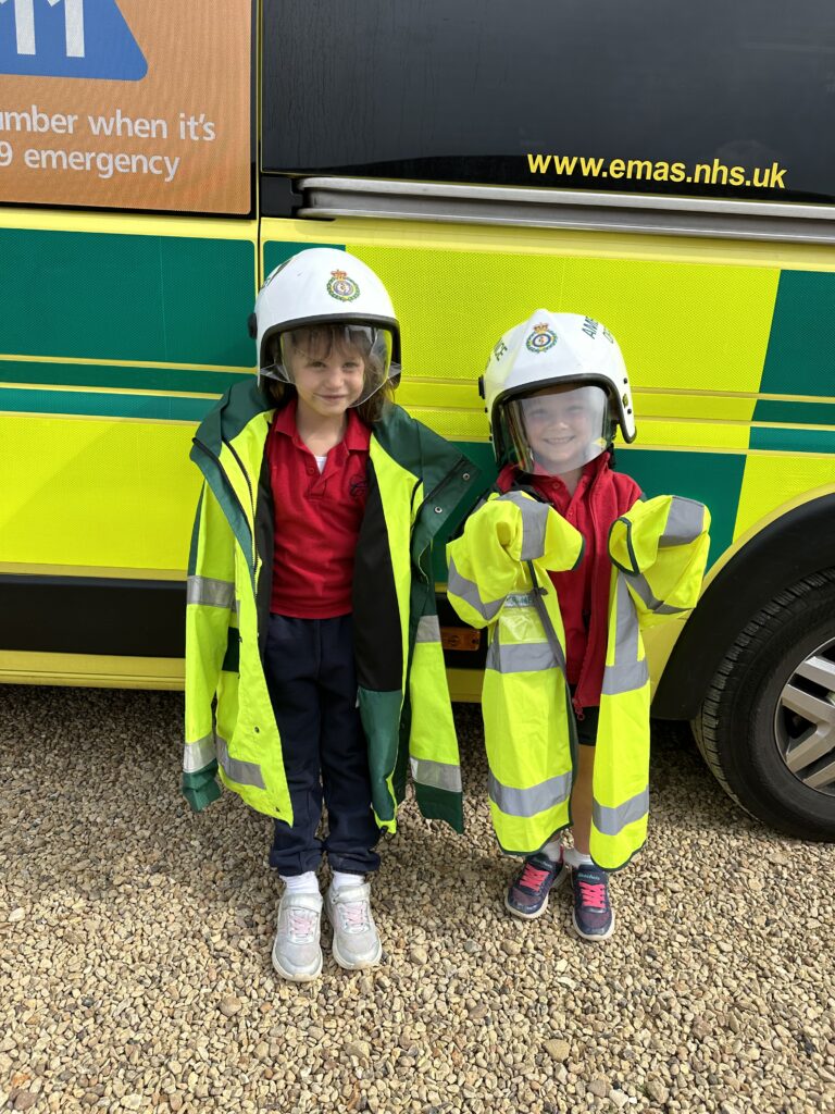 When the ambulance visits Copthill!, Copthill School