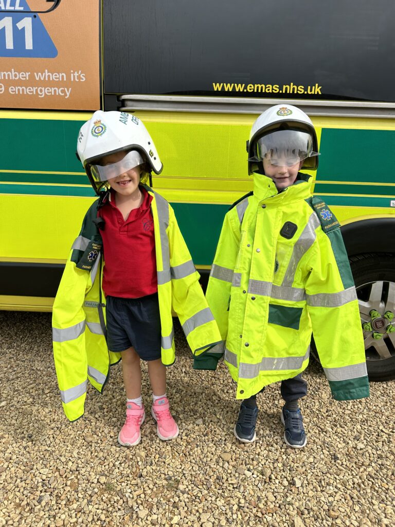 When the ambulance visits Copthill!, Copthill School