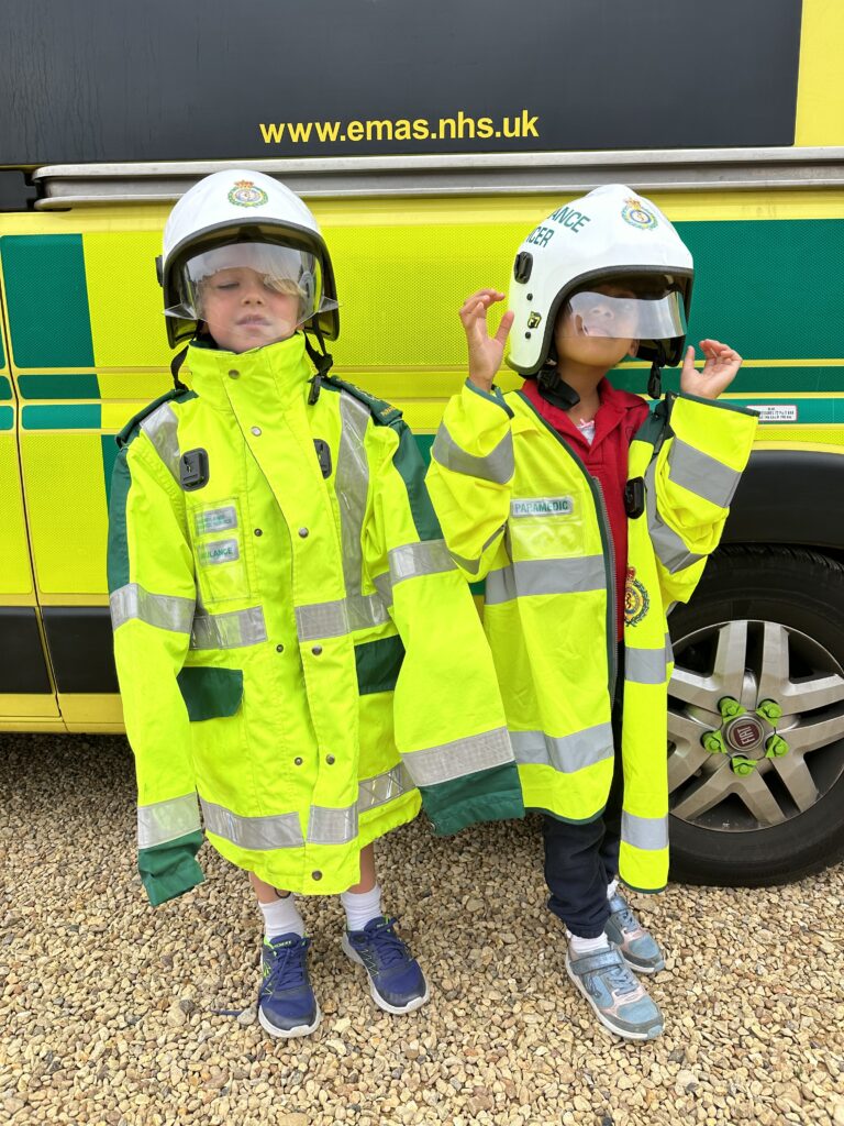 When the ambulance visits Copthill!, Copthill School