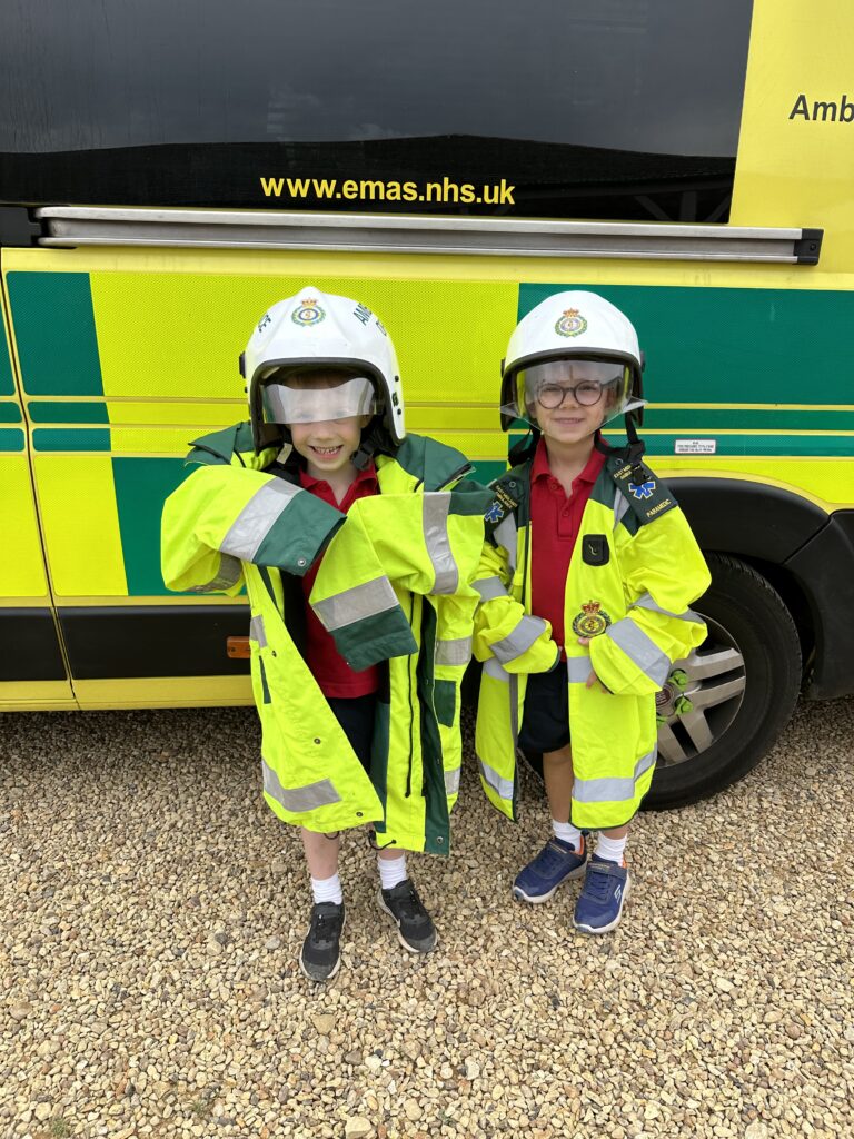 When the ambulance visits Copthill!, Copthill School