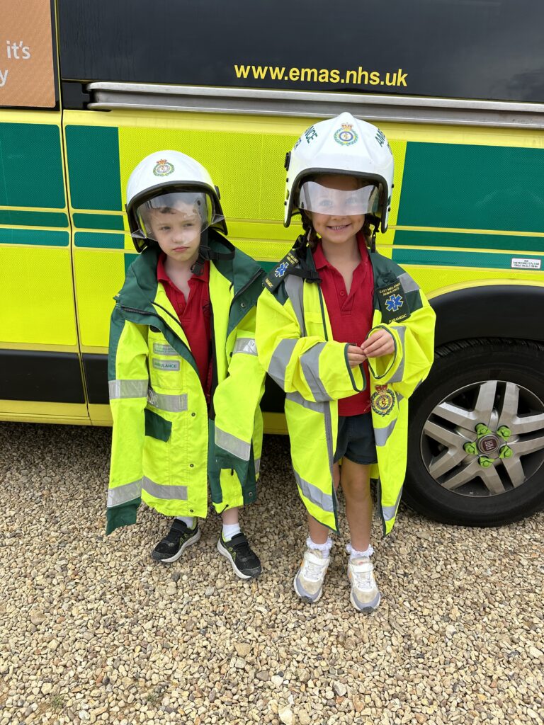 When the ambulance visits Copthill!, Copthill School