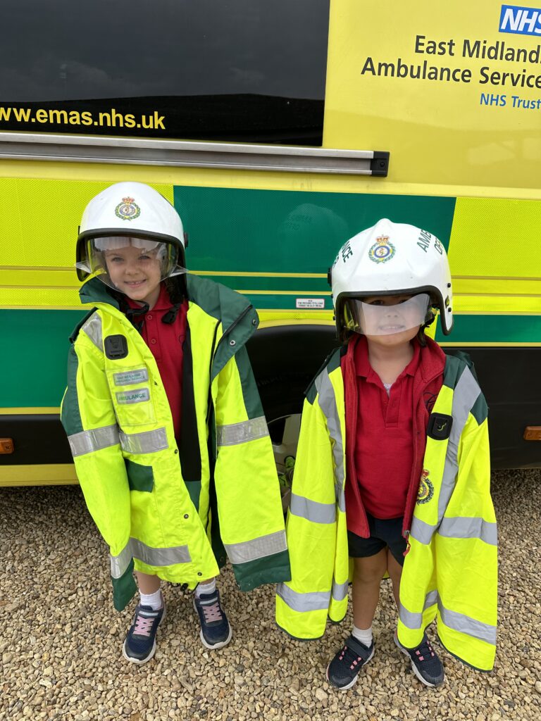 When the ambulance visits Copthill!, Copthill School