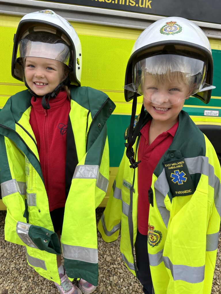 When the ambulance visits Copthill!, Copthill School