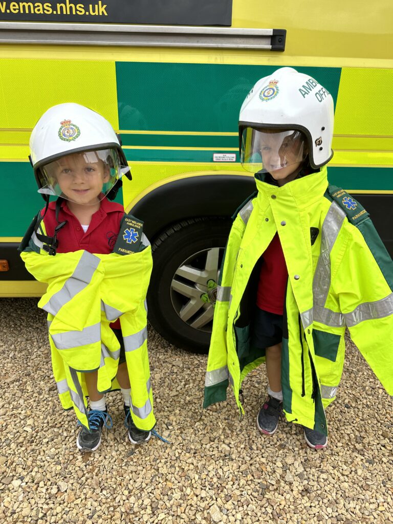 When the ambulance visits Copthill!, Copthill School