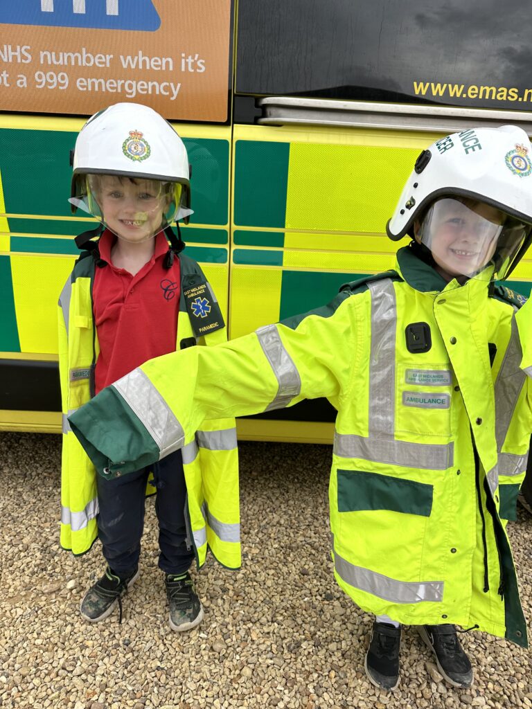 When the ambulance visits Copthill!, Copthill School