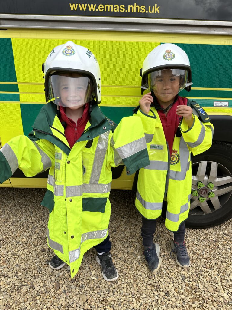 When the ambulance visits Copthill!, Copthill School