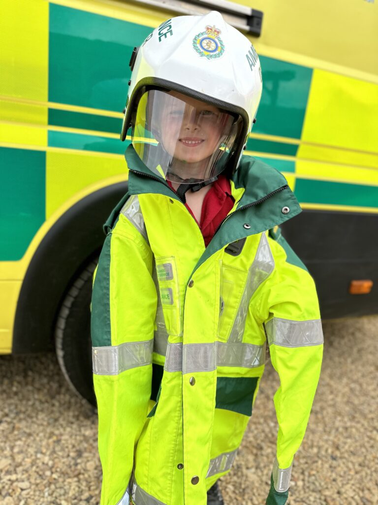 When the ambulance visits Copthill!, Copthill School