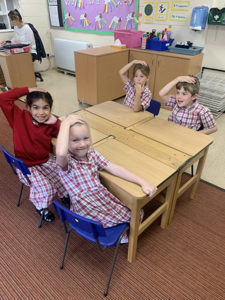 Pirate portraits and port holes, Copthill School