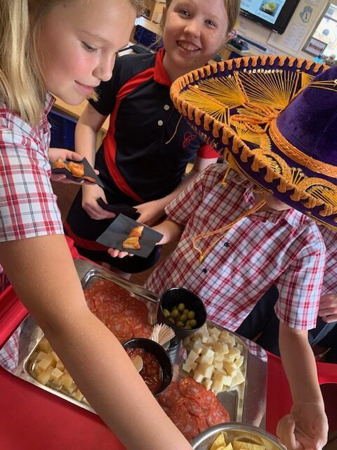 Year 6 Fiesta time, Copthill School