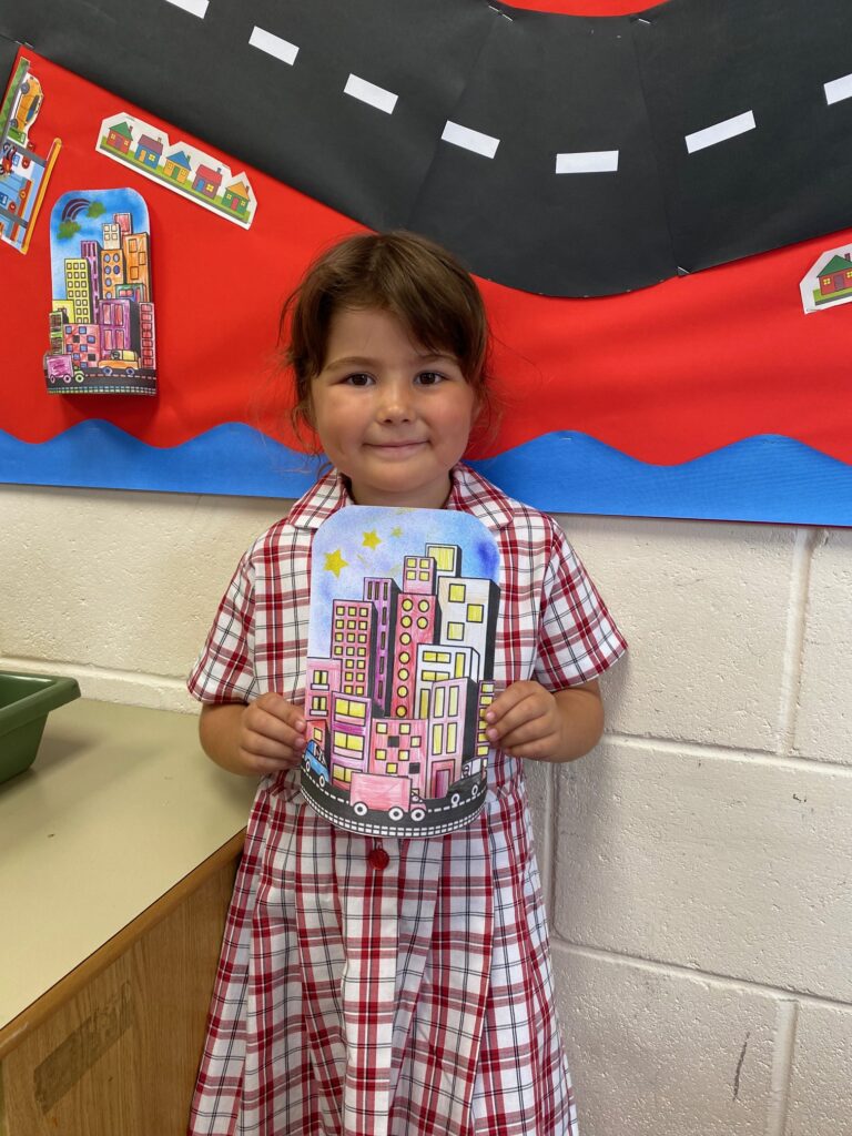 Year 1 Creating 3D Cities for their &#8216;Unity in the Community&#8217; unit, Copthill School