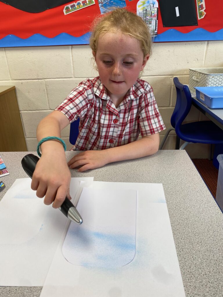 Year 1 Creating 3D Cities for their &#8216;Unity in the Community&#8217; unit, Copthill School