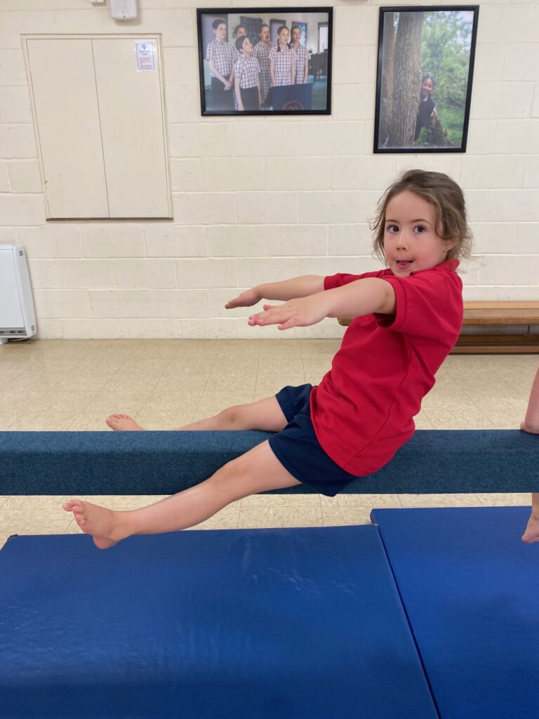 Straddle shape ideas on the apparatus!, Copthill School