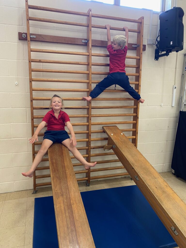 Straddle shape ideas on the apparatus!, Copthill School