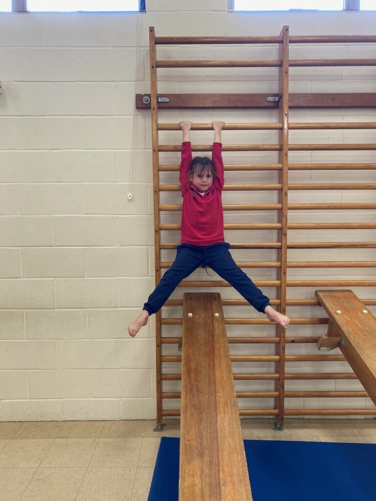 Straddle shape ideas on the apparatus!, Copthill School