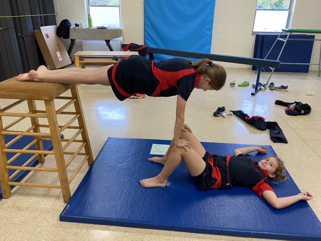 Yr6 pair balances, Copthill School