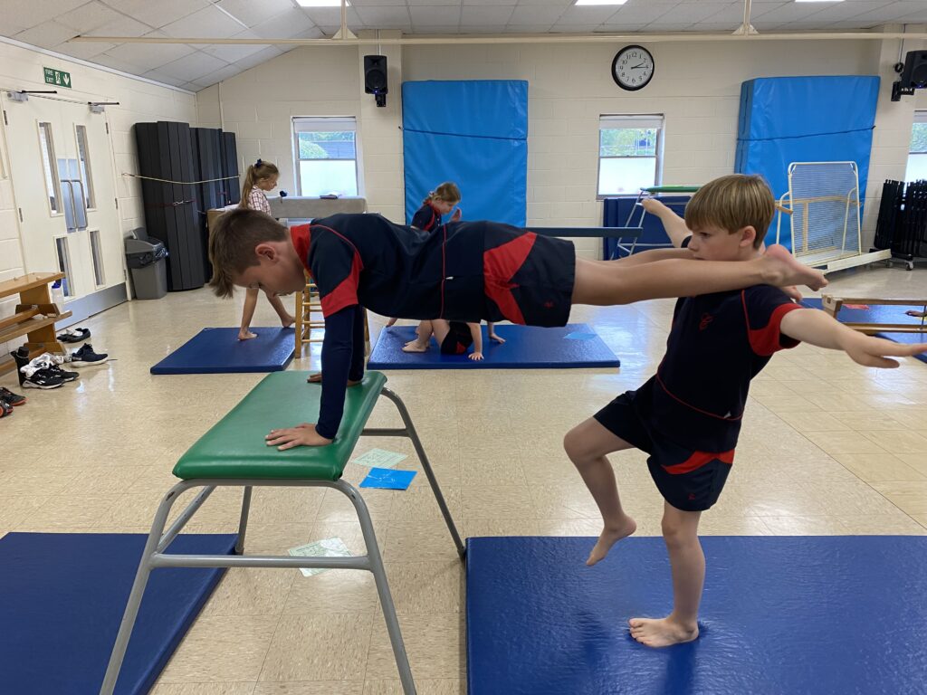 Yr6 pair balances, Copthill School