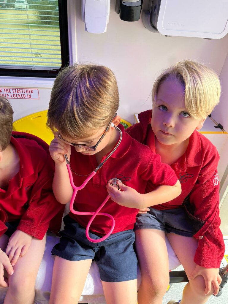 When the ambulance visits Copthill!, Copthill School