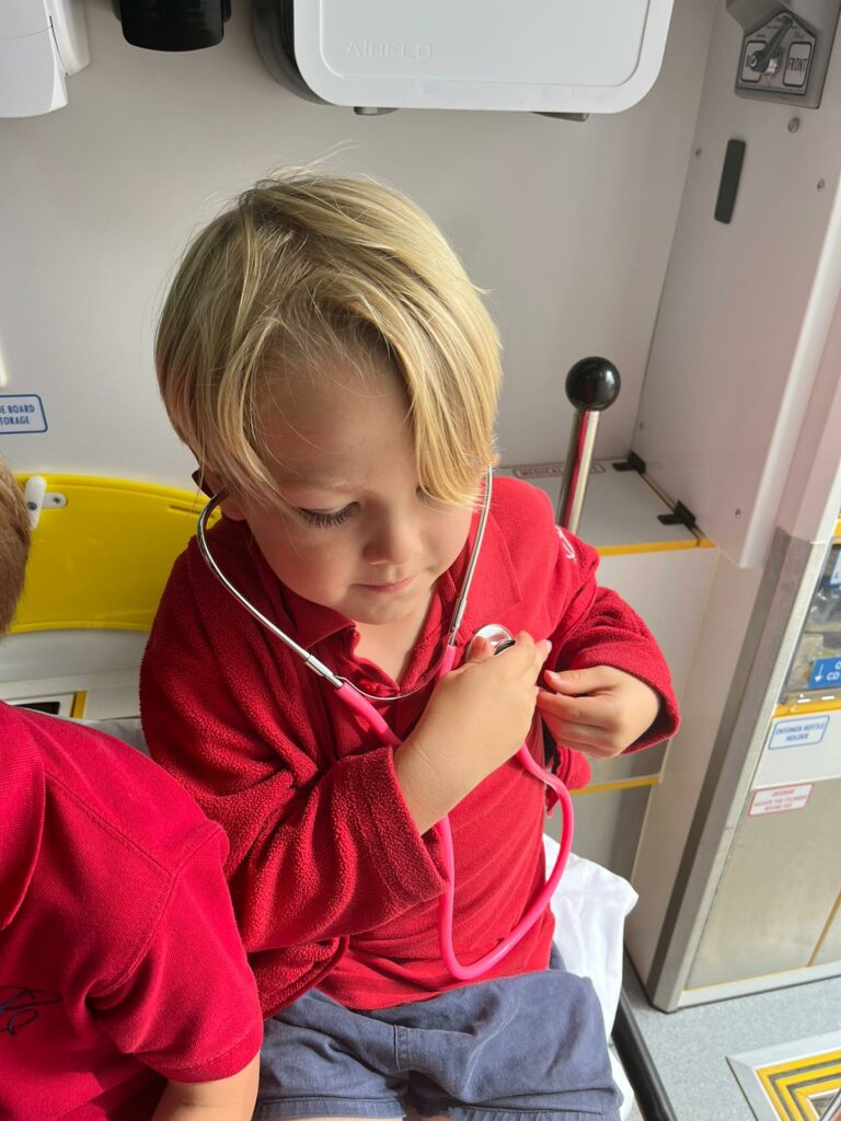 When the ambulance visits Copthill!, Copthill School