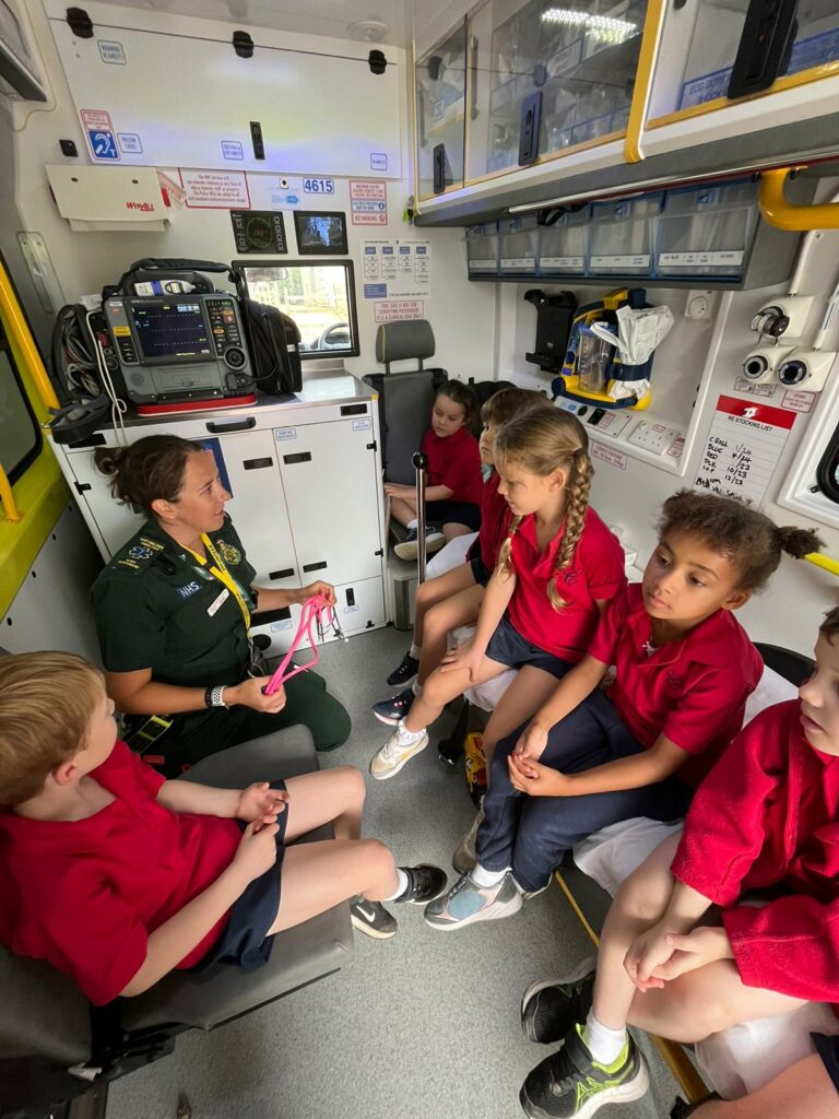 When the ambulance visits Copthill!, Copthill School