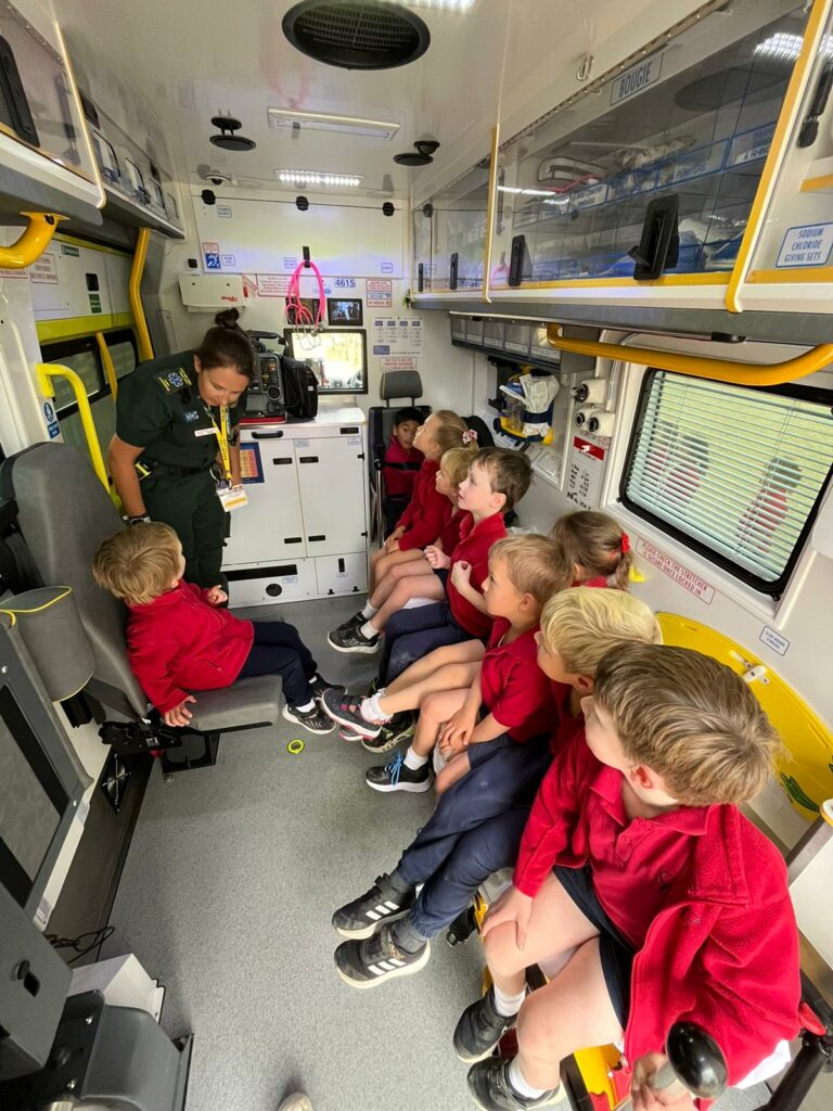 When the ambulance visits Copthill!, Copthill School