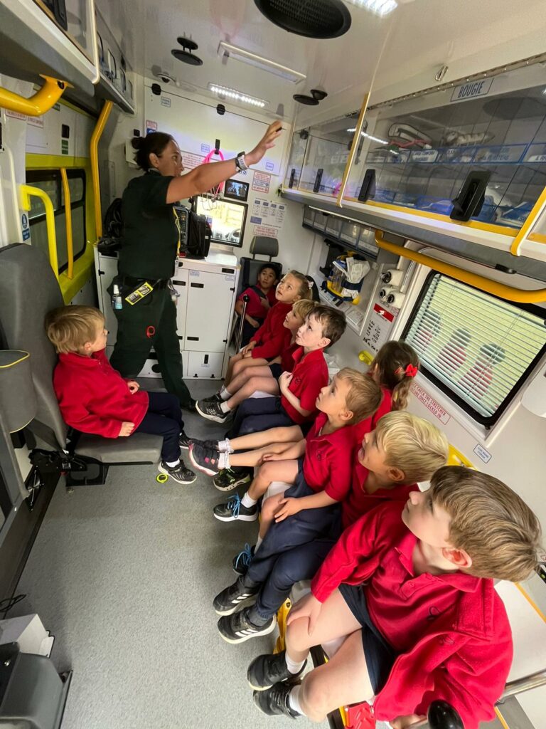 When the ambulance visits Copthill!, Copthill School