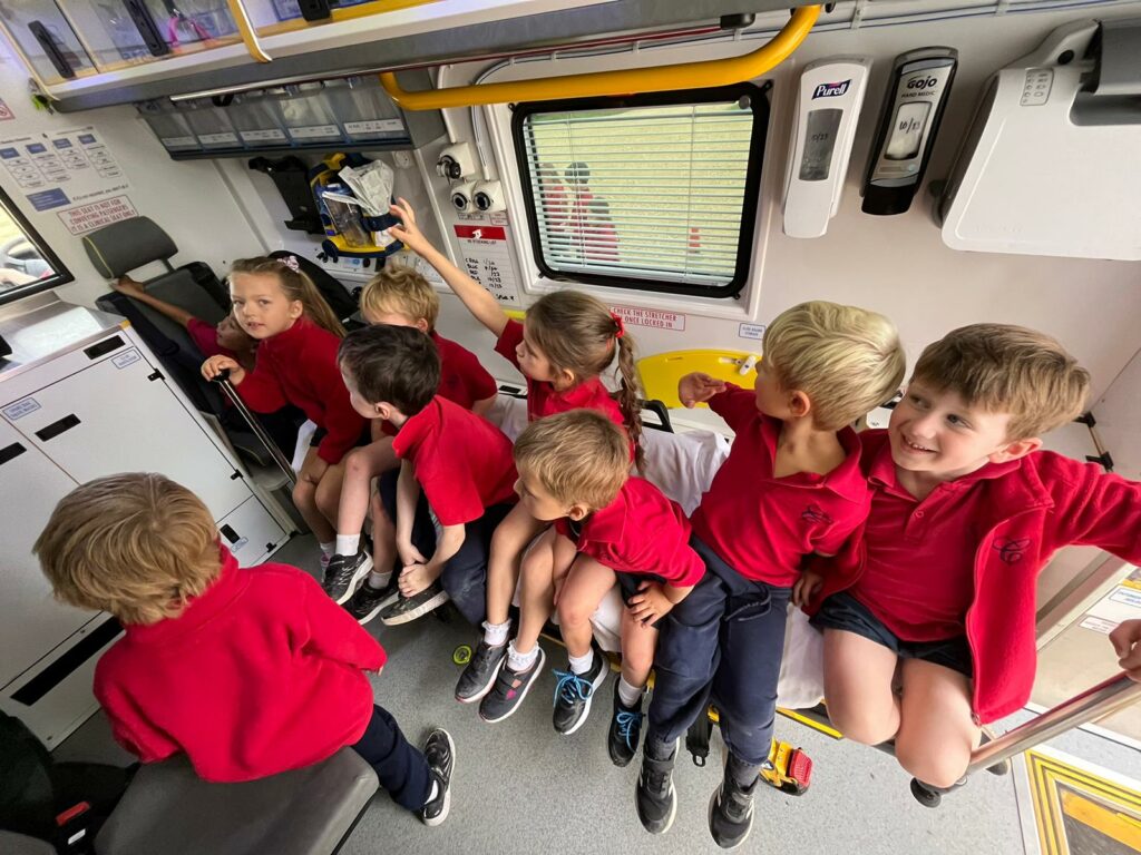 When the ambulance visits Copthill!, Copthill School