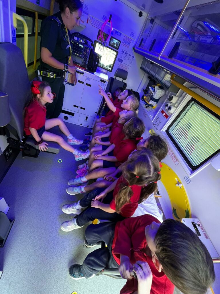 When the ambulance visits Copthill!, Copthill School