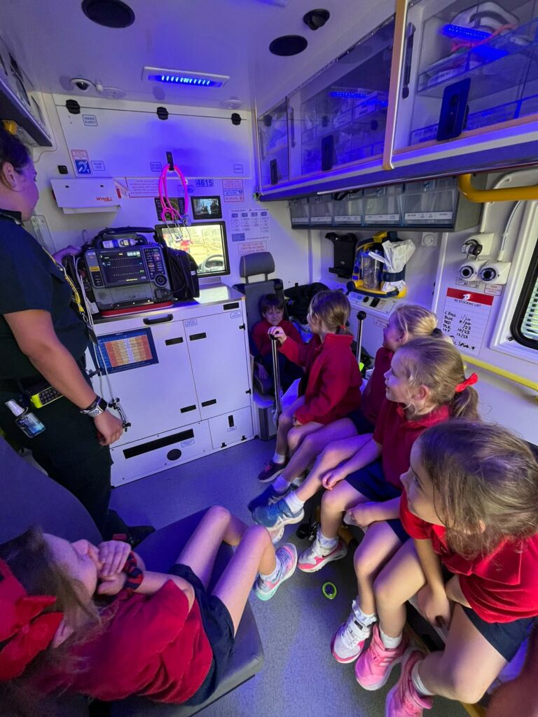 When the ambulance visits Copthill!, Copthill School