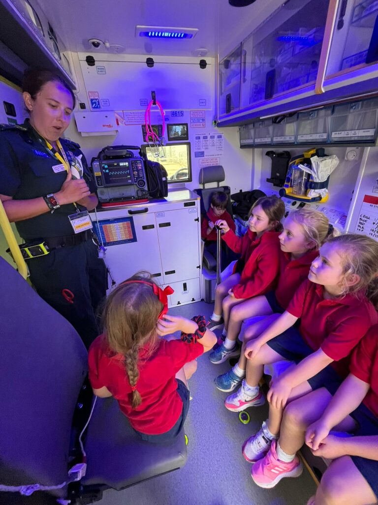 When the ambulance visits Copthill!, Copthill School