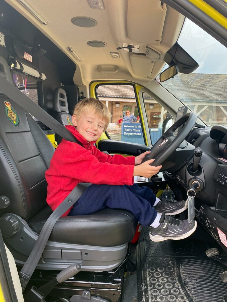 When the ambulance visits Copthill!, Copthill School