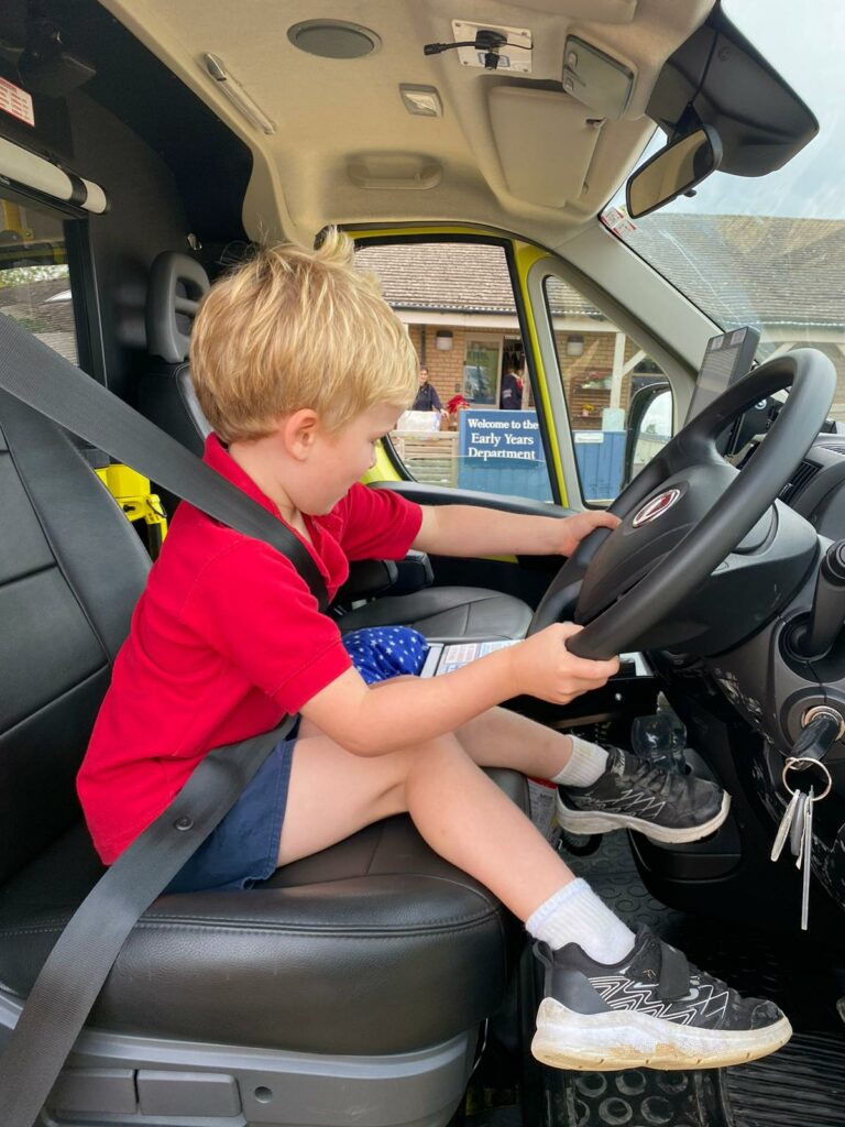 When the ambulance visits Copthill!, Copthill School