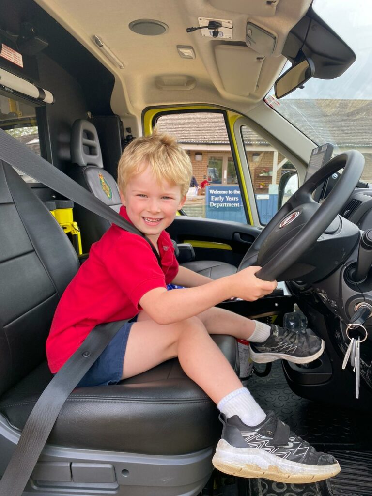 When the ambulance visits Copthill!, Copthill School