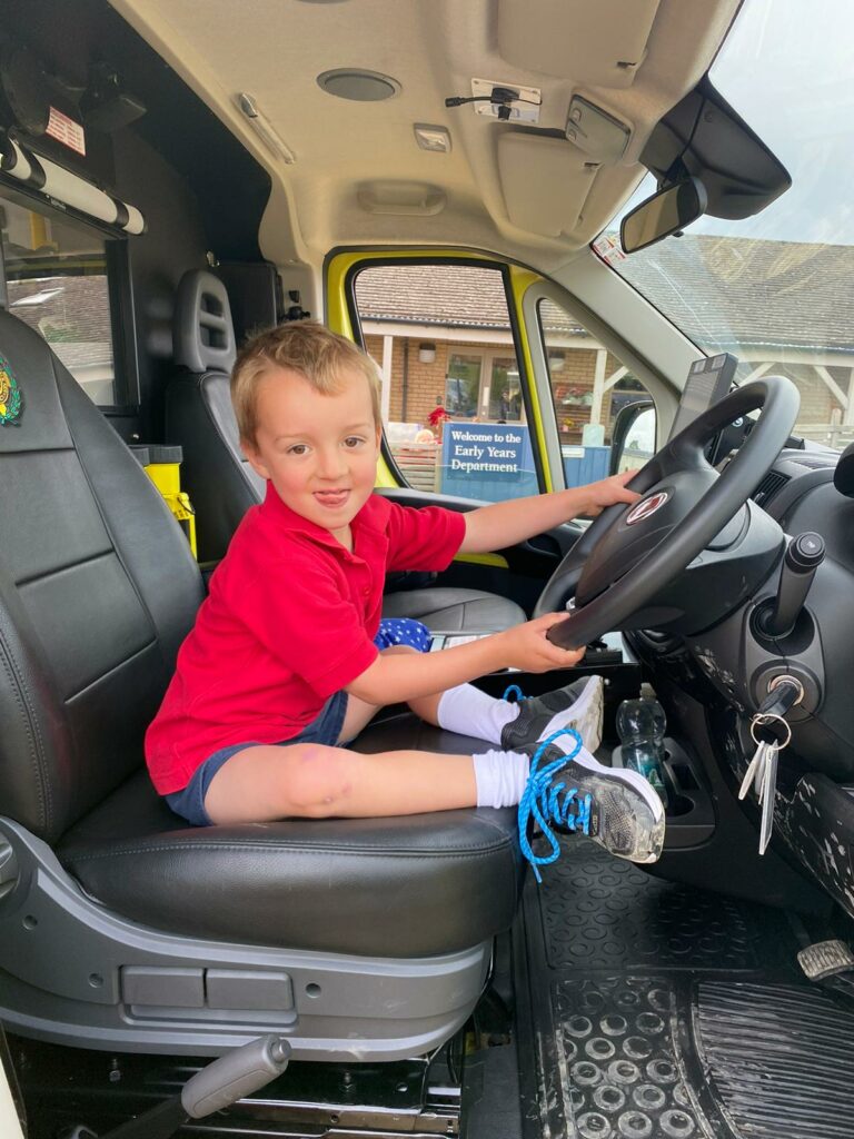 When the ambulance visits Copthill!, Copthill School