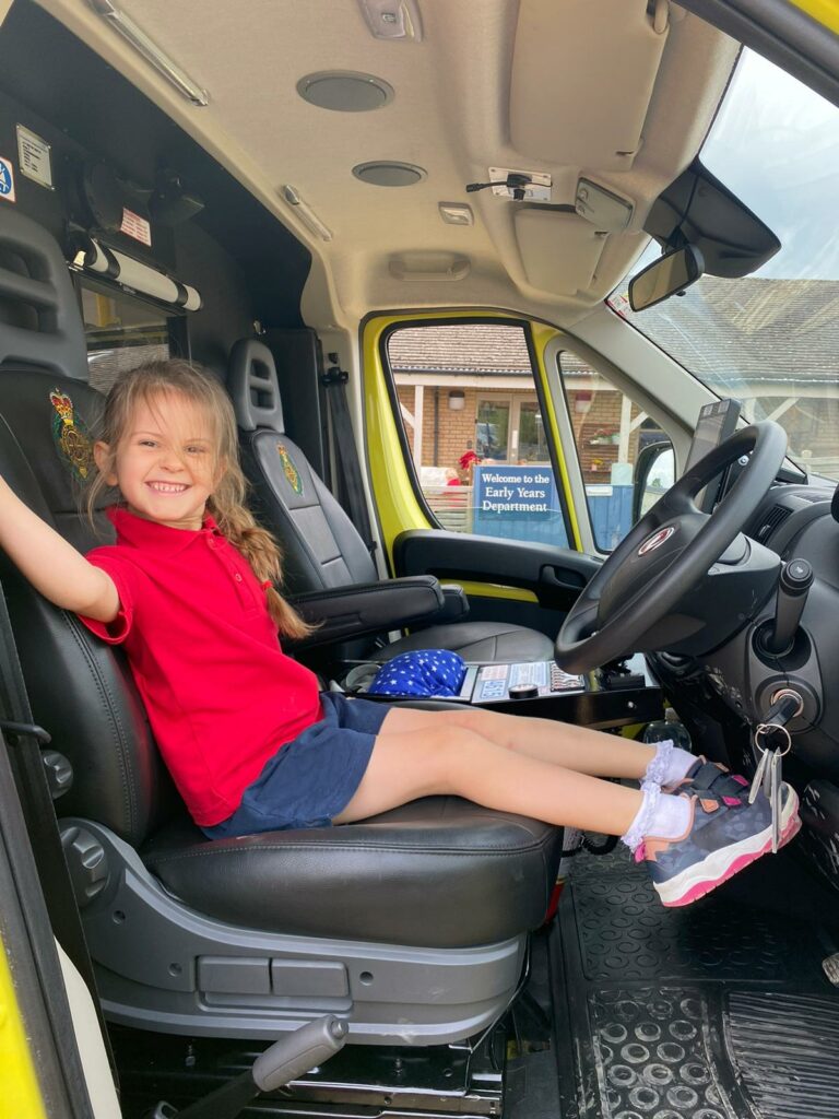 When the ambulance visits Copthill!, Copthill School