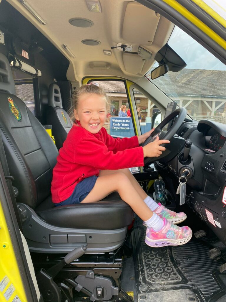 When the ambulance visits Copthill!, Copthill School