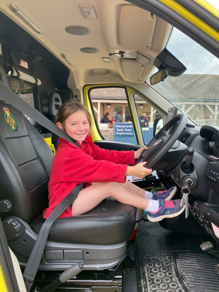 When the ambulance visits Copthill!, Copthill School