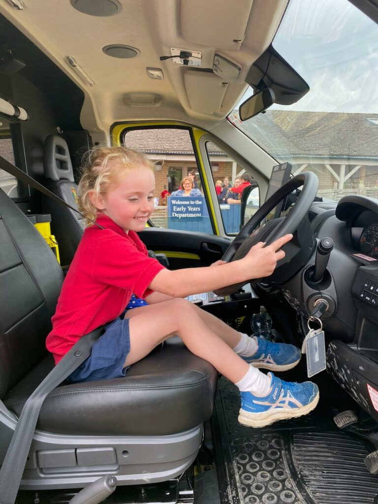 When the ambulance visits Copthill!, Copthill School