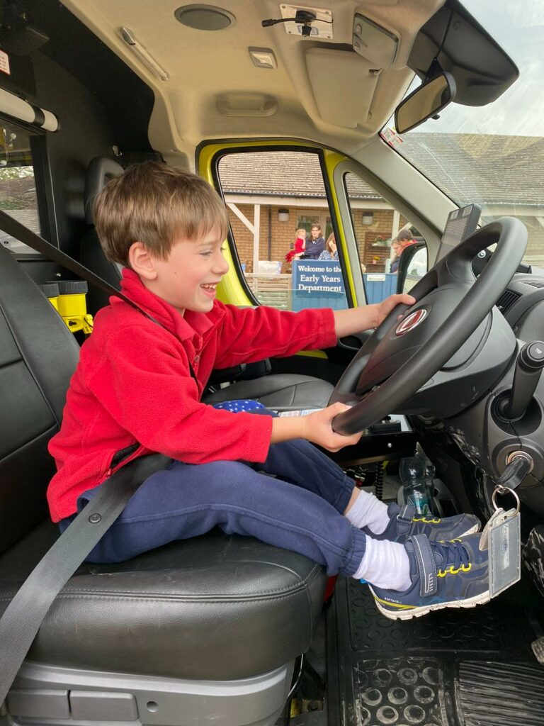 When the ambulance visits Copthill!, Copthill School