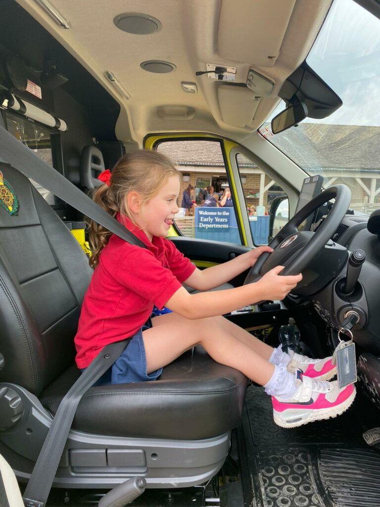 When the ambulance visits Copthill!, Copthill School