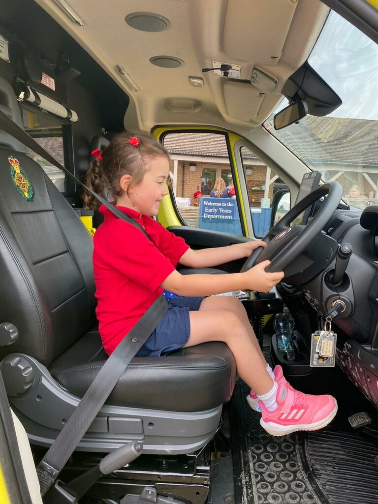 When the ambulance visits Copthill!, Copthill School