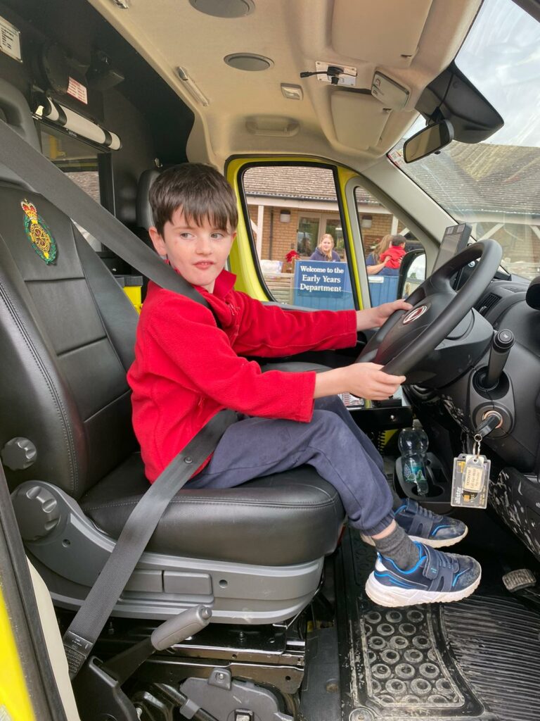 When the ambulance visits Copthill!, Copthill School