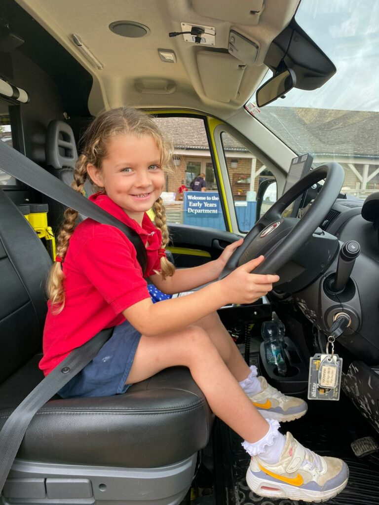 When the ambulance visits Copthill!, Copthill School