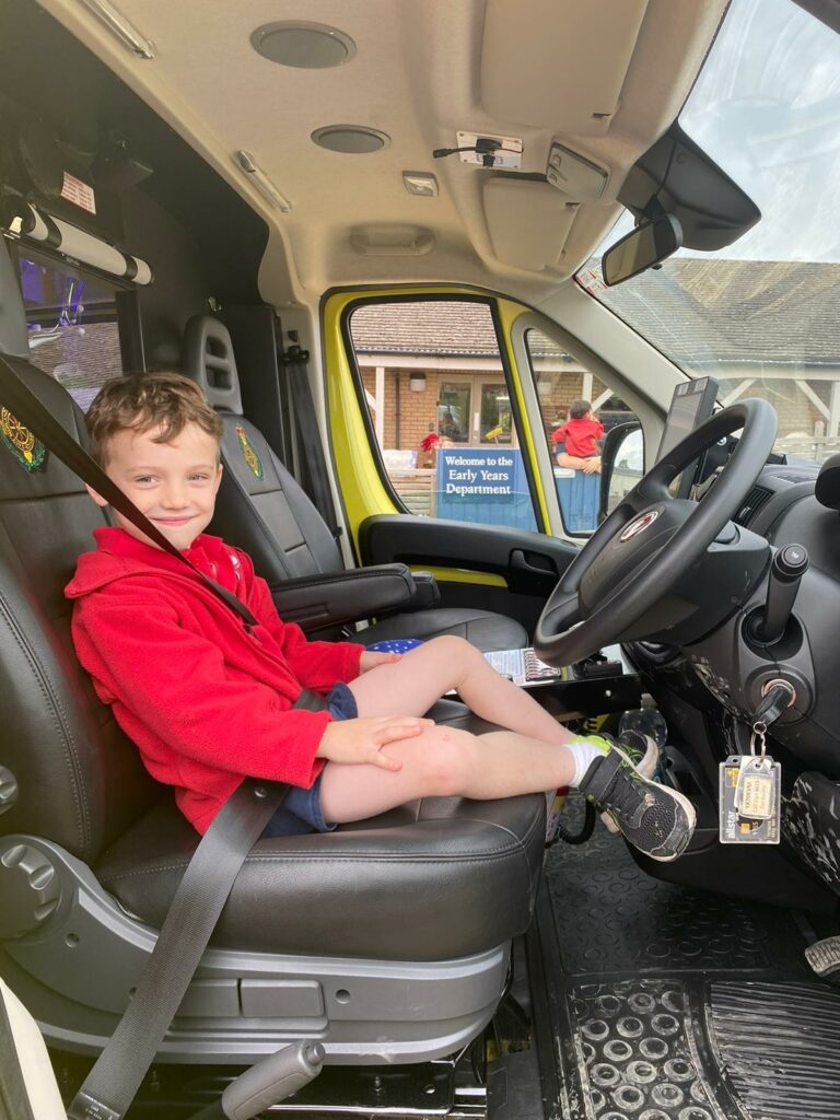 When the ambulance visits Copthill!, Copthill School